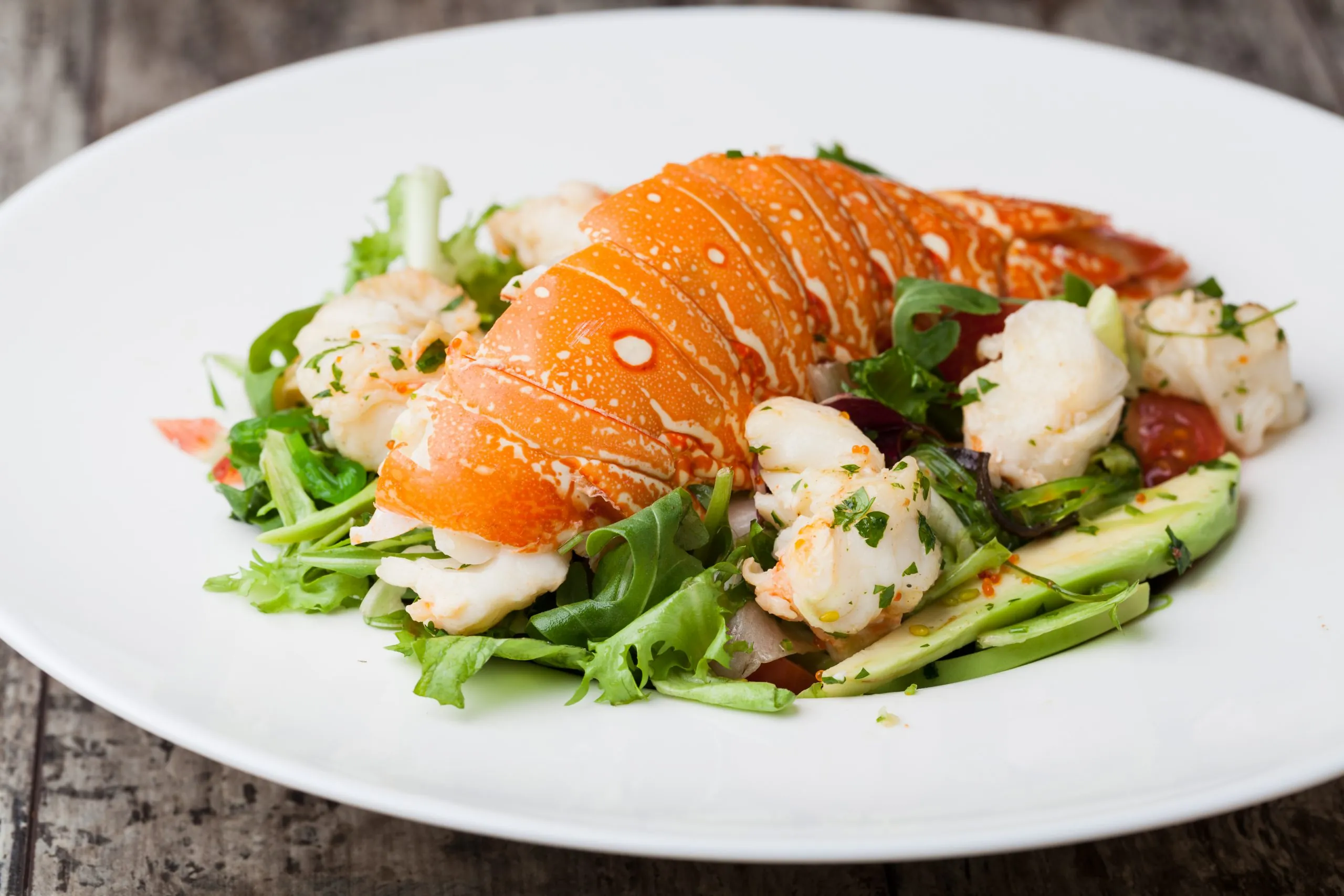 La lobster salad