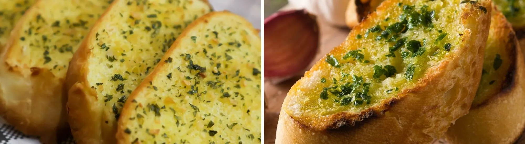 Le garlic bread