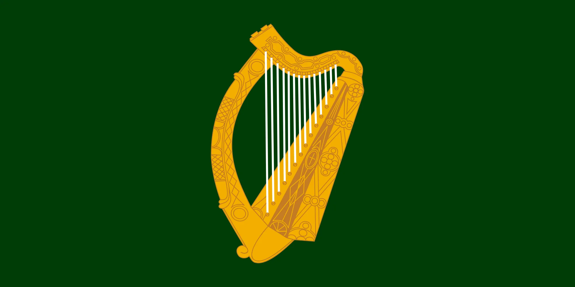 Drapeau du Leinster - Domaine public