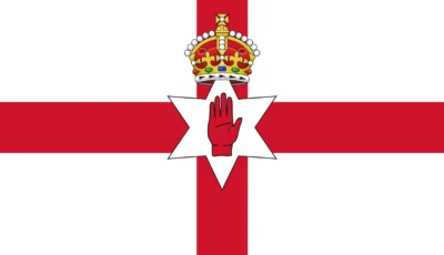 Le drapeau en Irlande du Nord 2 Drapeau de l'Ulster - Domaine public