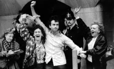 Gerry Conlon à la sortie de son procès