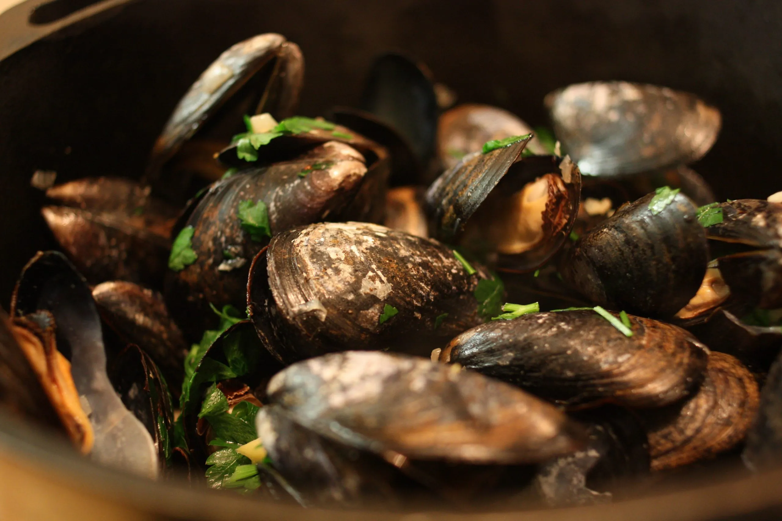 Les Moules à la Guinness