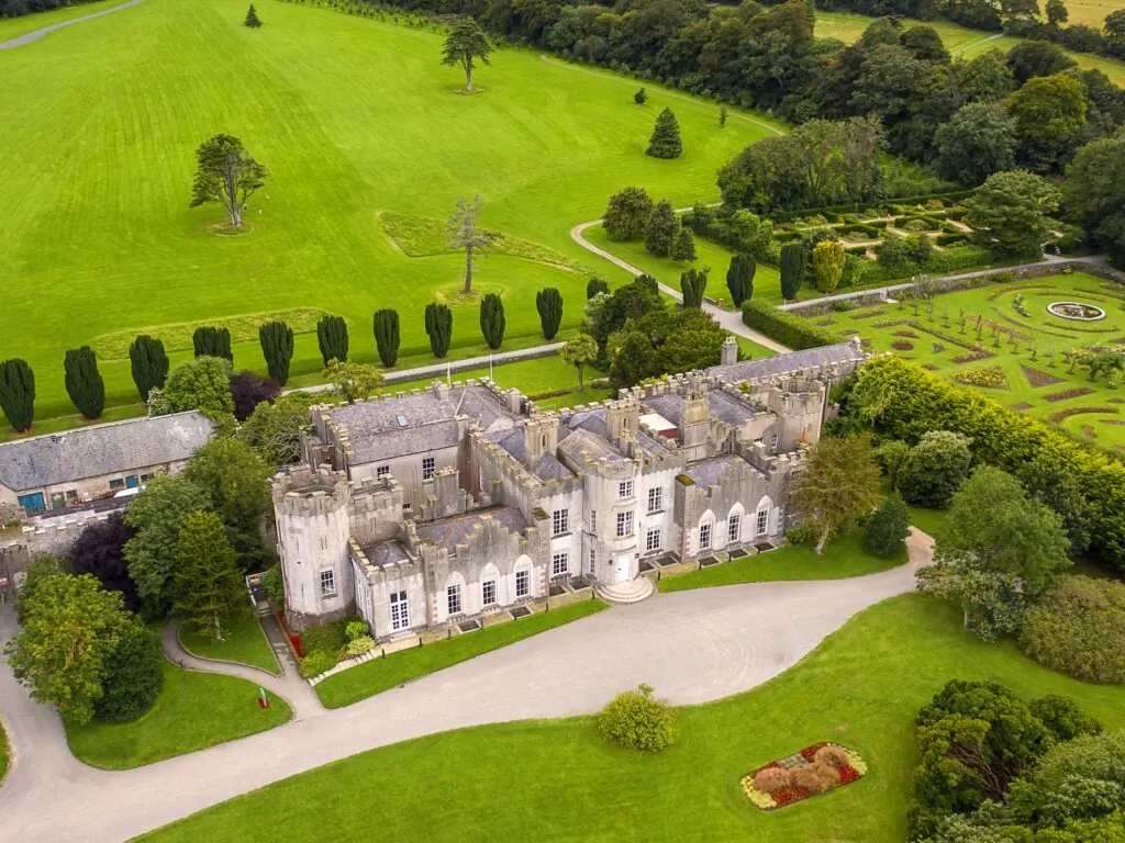 Vue aérienne du Ardgillan castle - © Peter Krocka