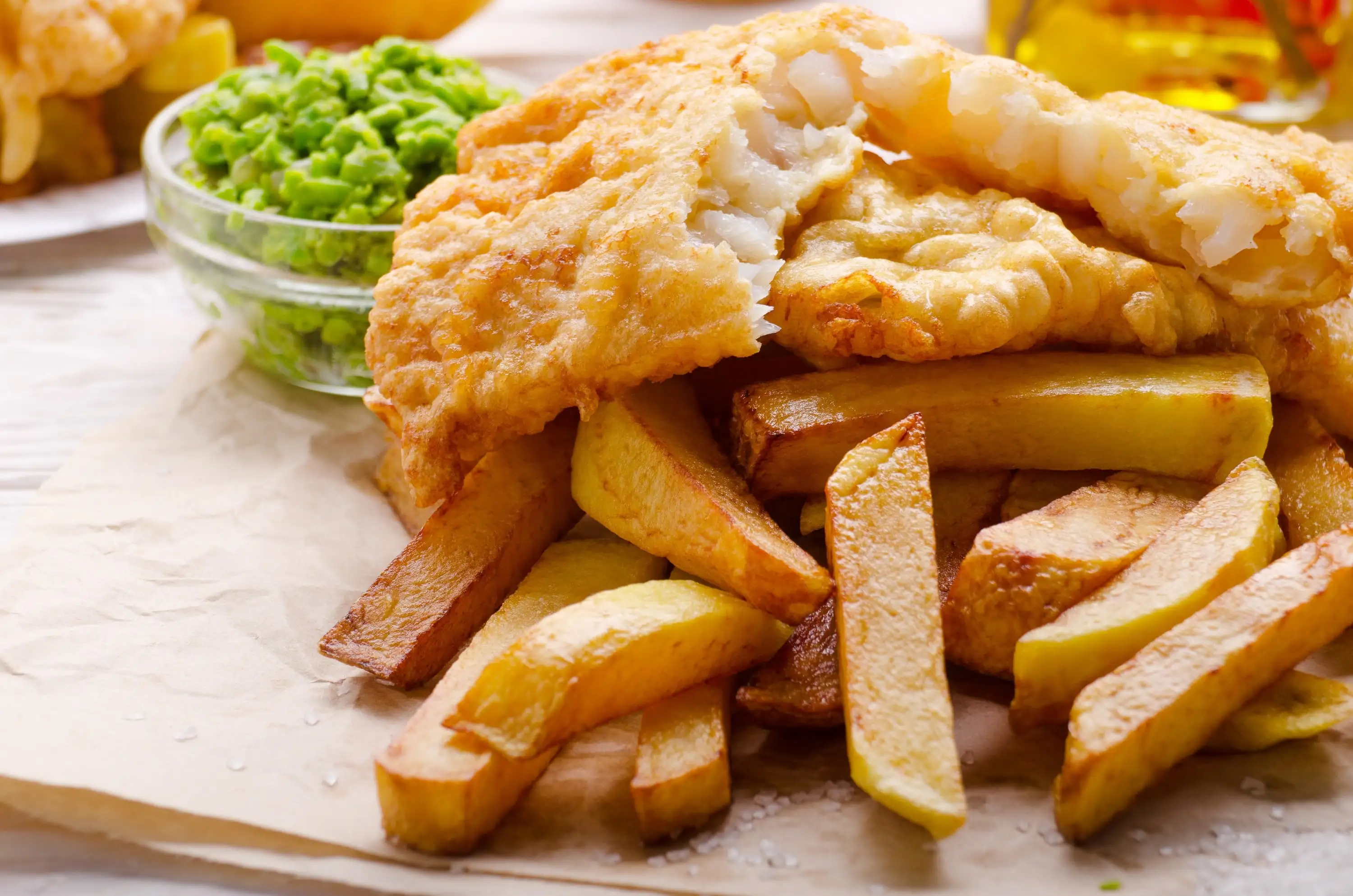 Le fish and chips