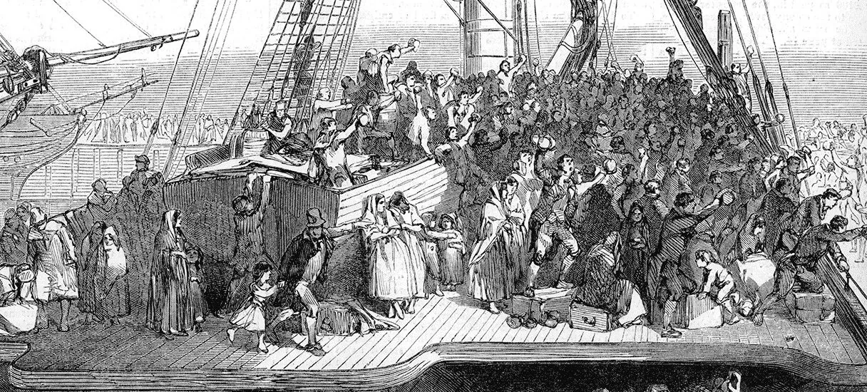 L&rsquo;émigration irlandaise vers les États-Unis