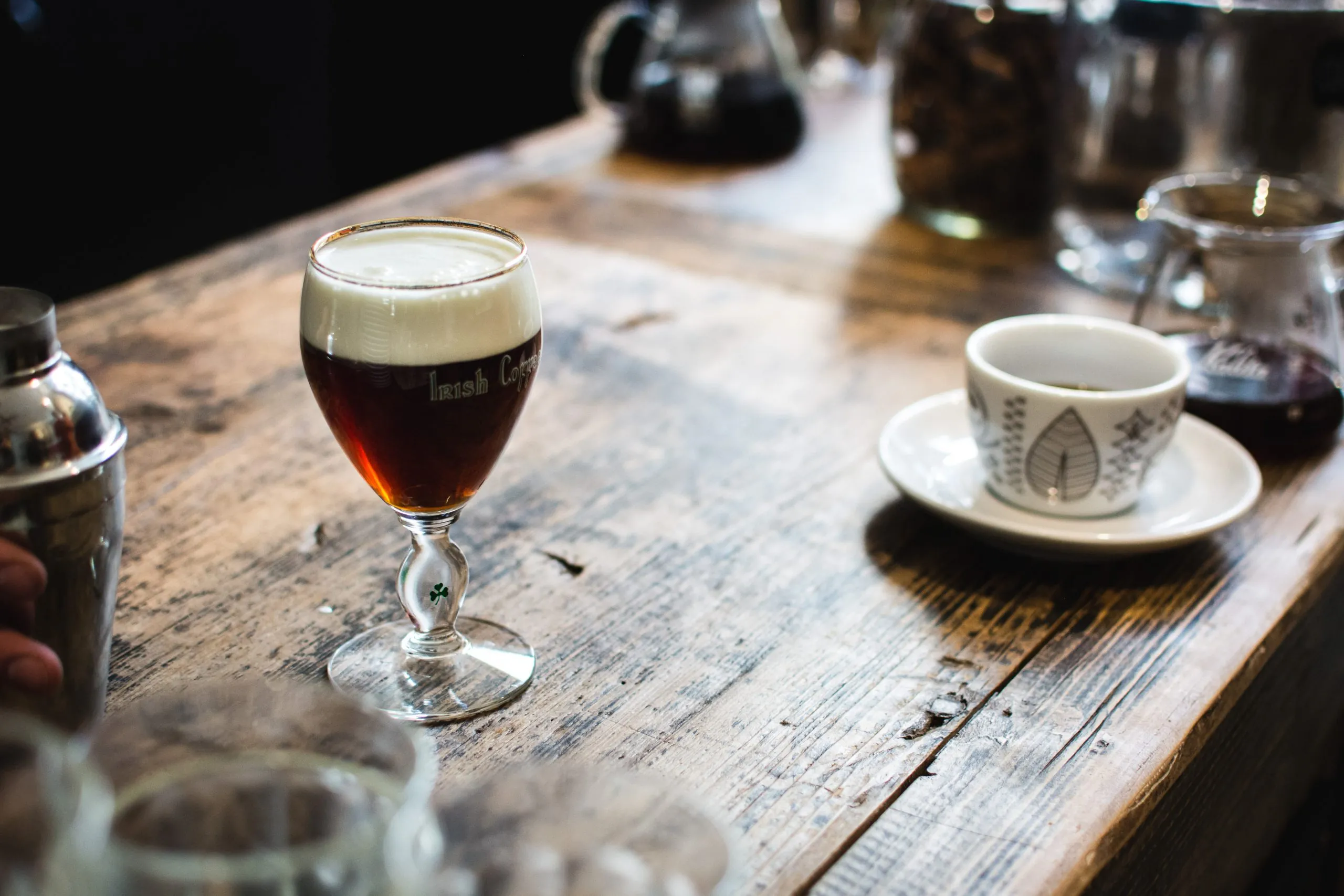 Un irish coffee - kapusnak