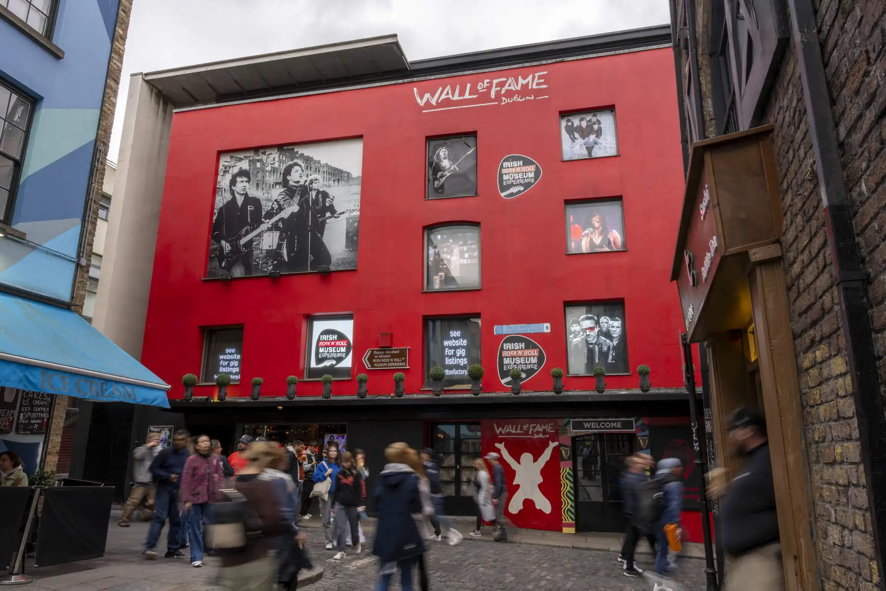 Le Wall of Fame de Temple Bar - © Emilien Durand for Irish Rock N Roll Museum Experience