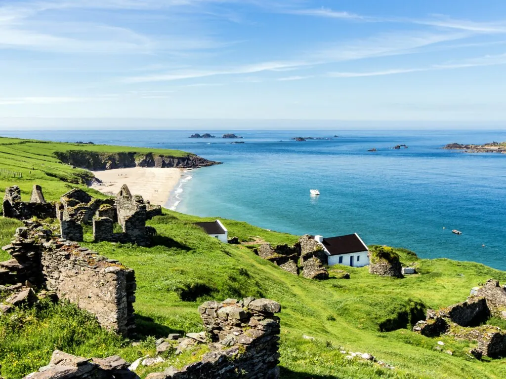 Le village abandonné de Great Blasket Island - © Noel