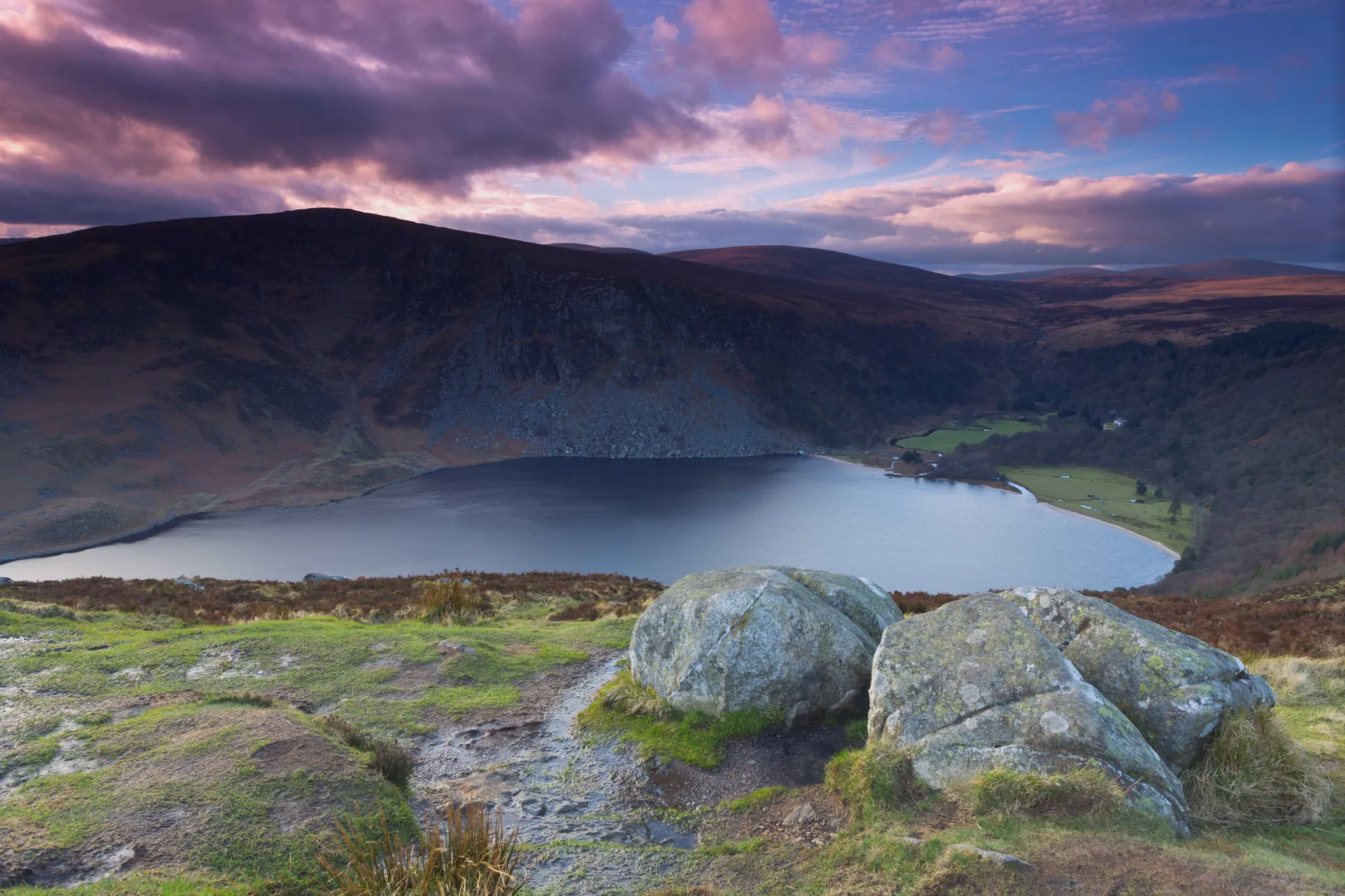 Le Sally Gap et le lac du Lough Tay - John Smyth - cc