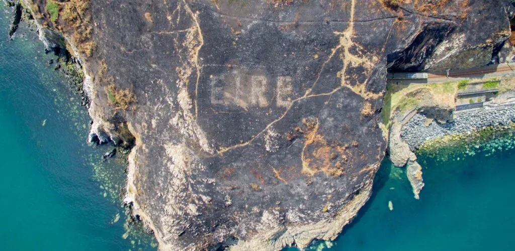 Irlande : un incendie révèle un étonnant vestige de la Seconde guerre mondiale !