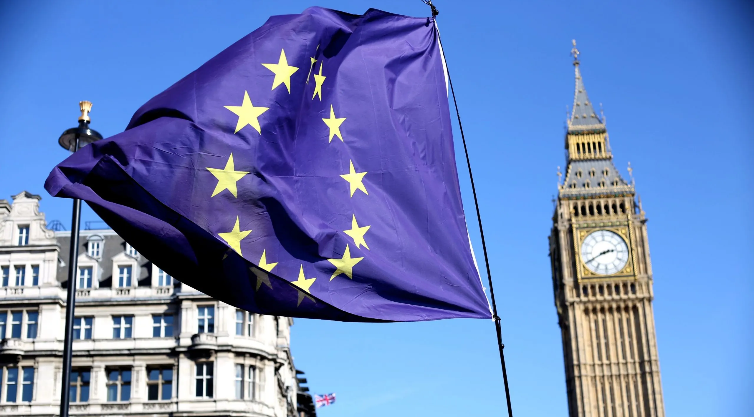 Drapeau de l'U.E. à Londres - Ilovetheeu - cc