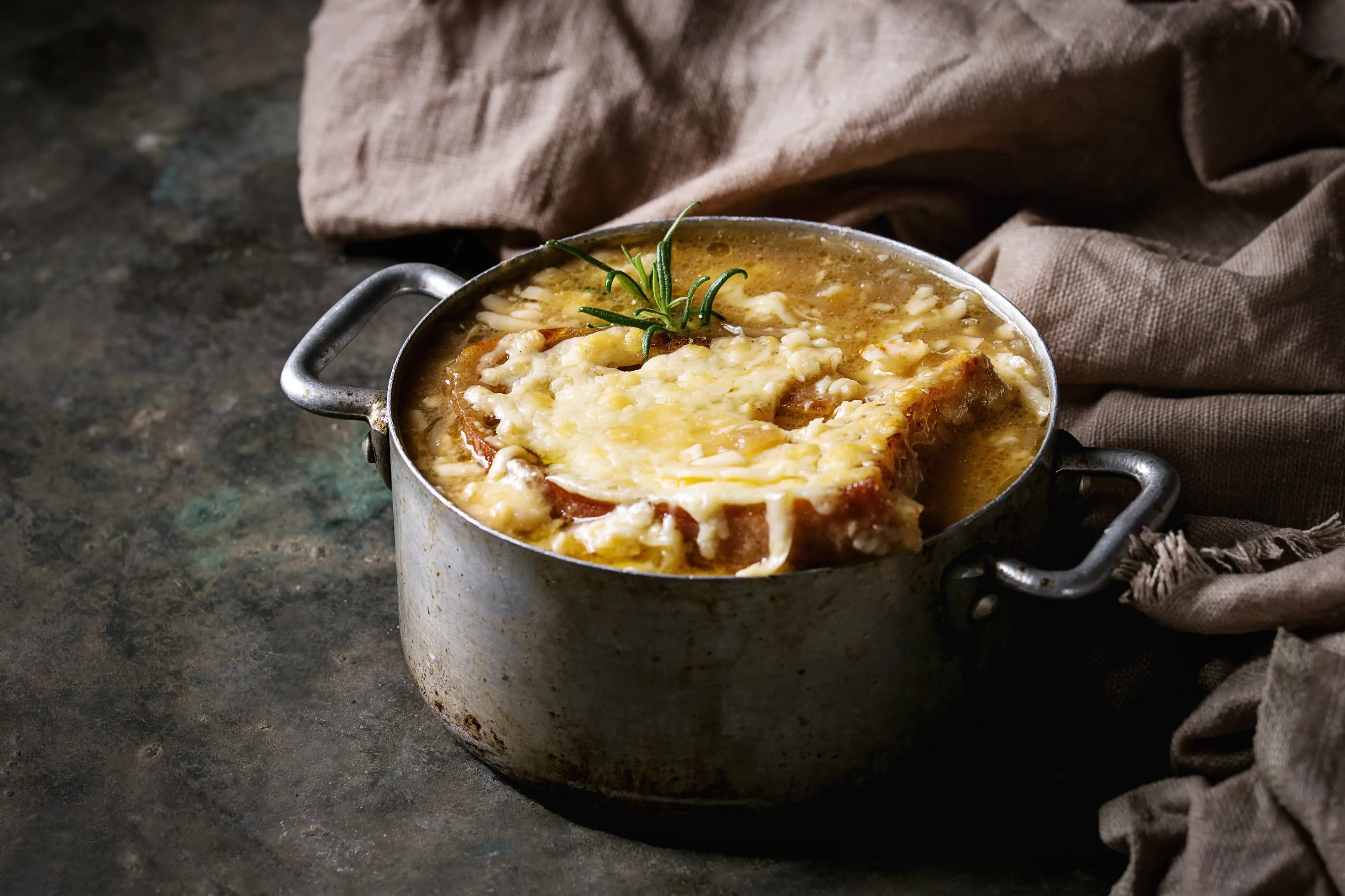 Soupe à l&rsquo;oignon et à la Guinness