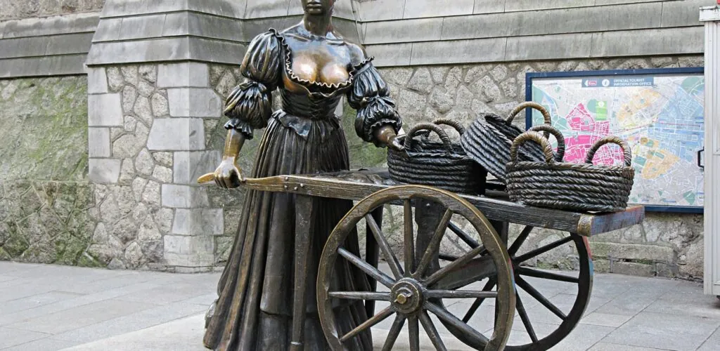 Dublin : la statue de Molly Malone, vandalisée à deux reprises ce mois-ci !