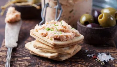 Rillettes de saumon fumé irlandais 1 Des rillettes de saumon fumé - © annapustynnikova
