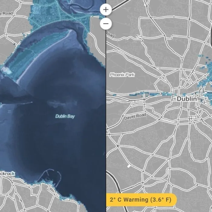 Dublin pourrait voir ses côtes submergées par les eaux