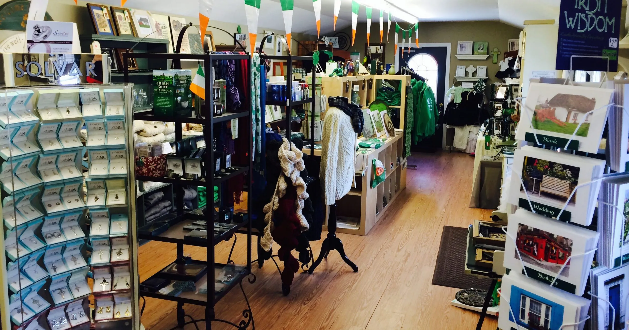 Un magasin de souvenirs irlandais