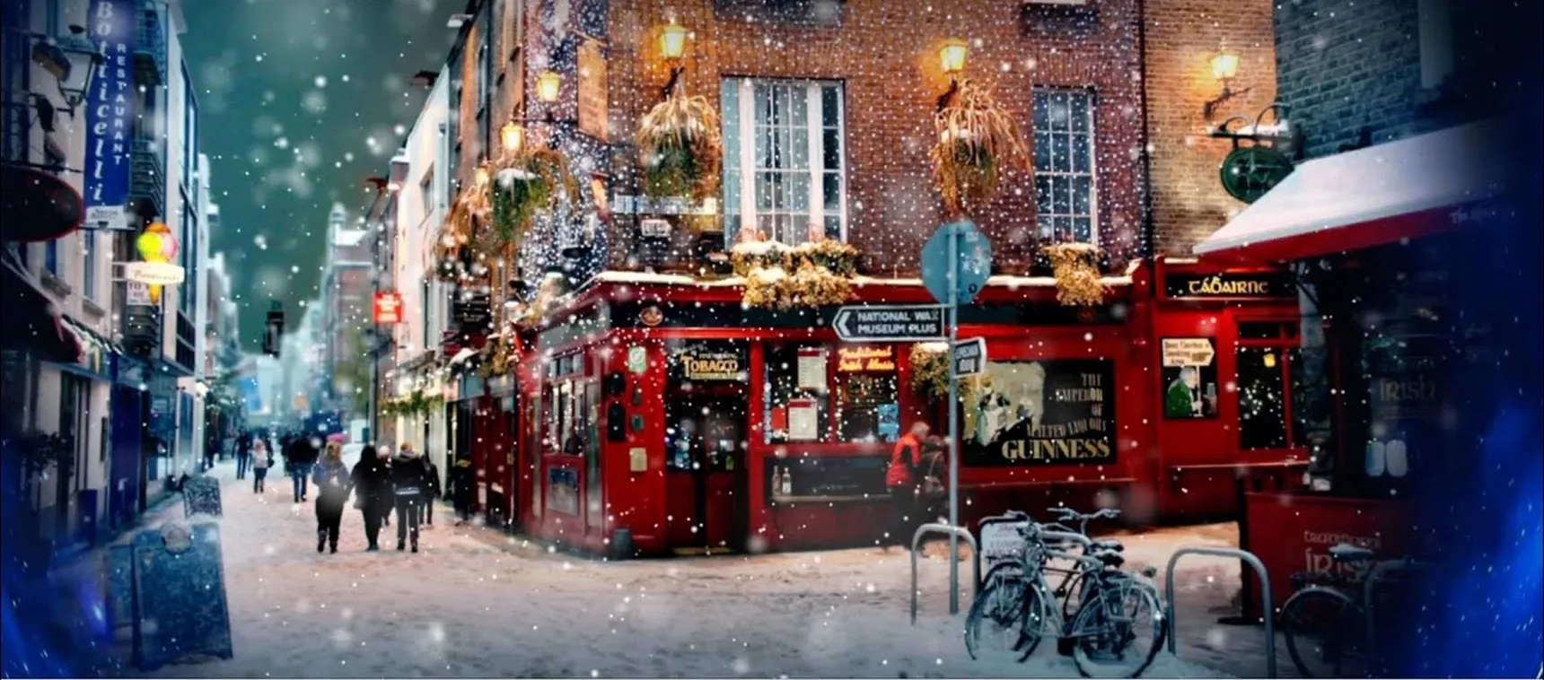 C'est déjà Noël à Temple Bar à Dublin