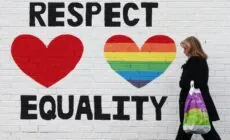 Un mur de Belfast prônant le mariage gay - Photo: Niall Carson PA Archive/PA Images