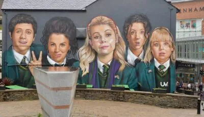 La fresque Derry Girls - Keith Ewing - cc