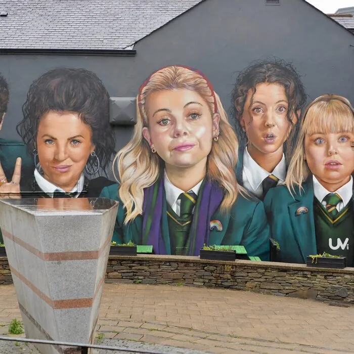 La fresque Derry Girls - Keith Ewing - cc