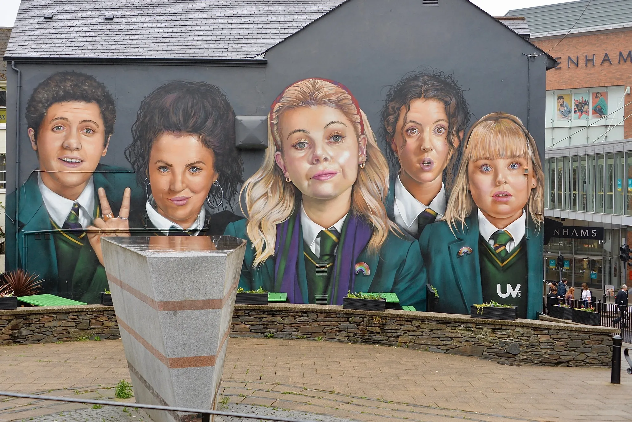 La fresque Derry Girls - Keith Ewing - cc