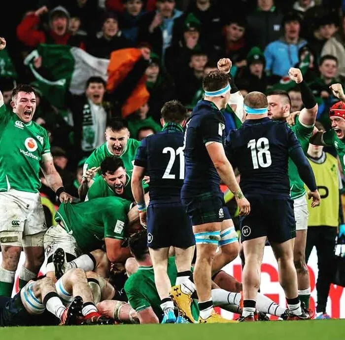 L'Irlande a vaincu l'Ecosse - @sixnationsrugby
