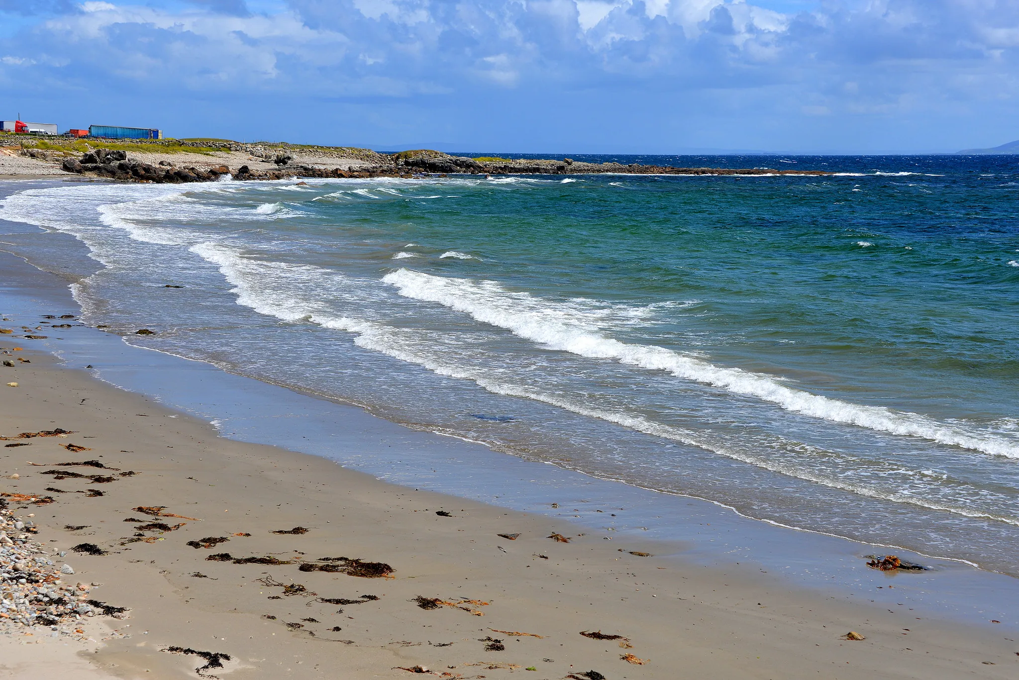 Une plage de Spiddal, près de la découverte archéologique - Keith Ewing - cc