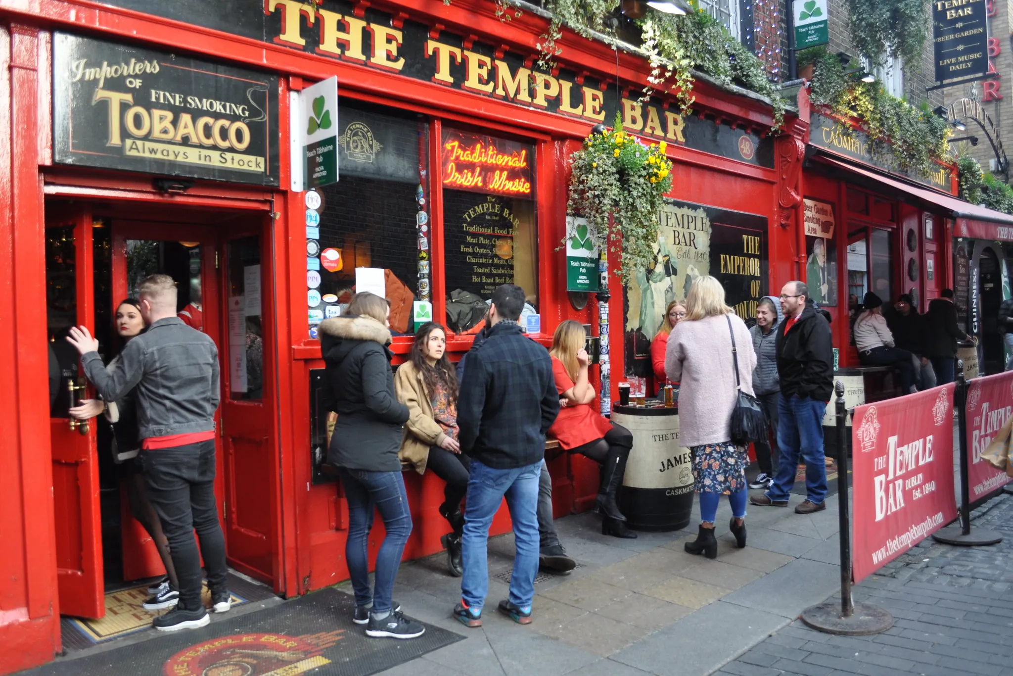 Temple Bar à Dublin - Claudia Schillinger - cc