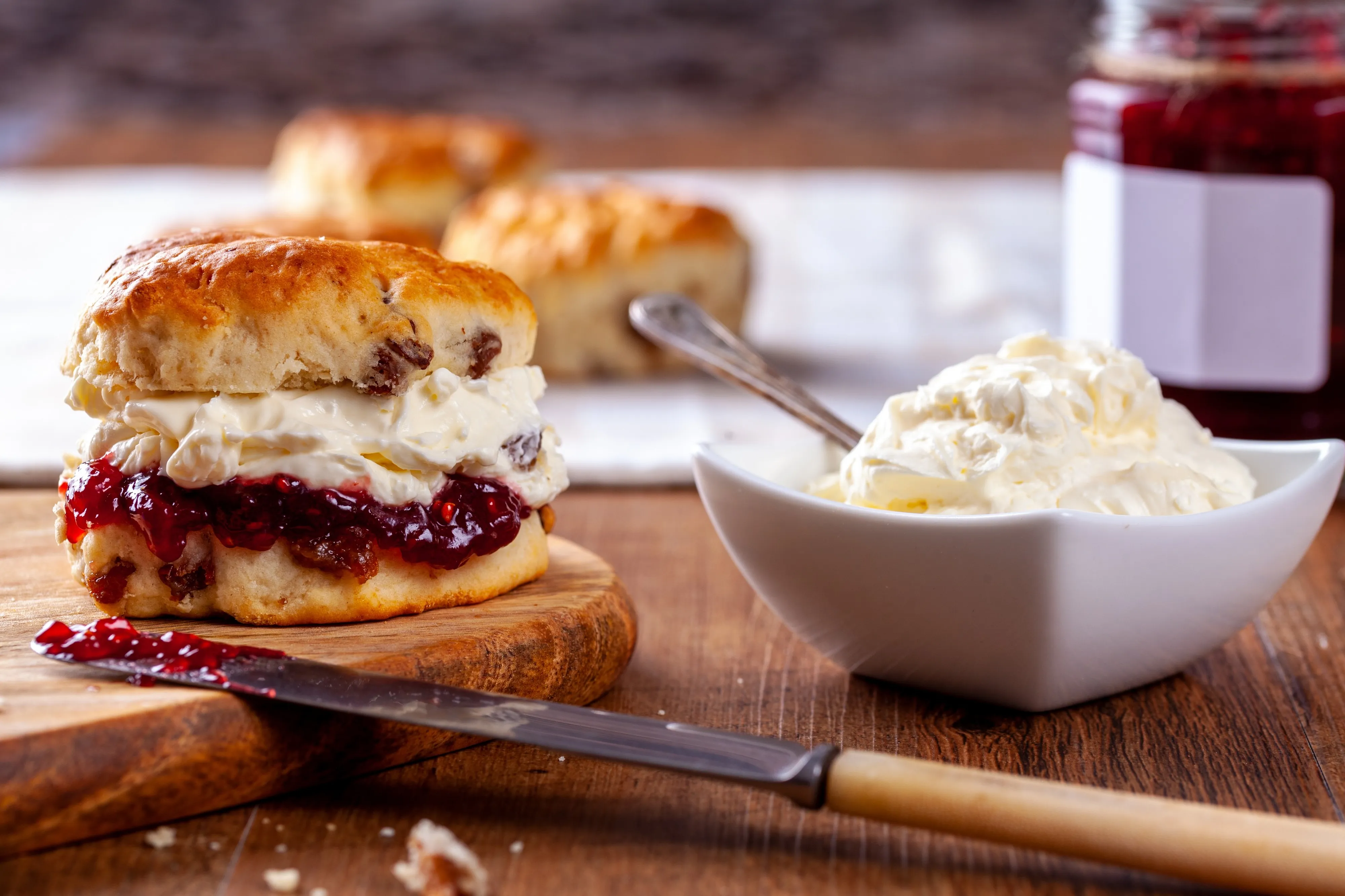 La clotted cream
