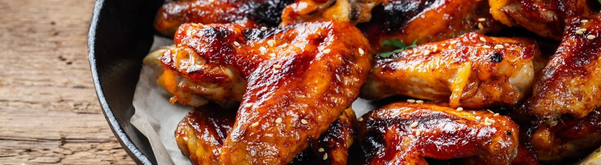 Les chicken wings à la Guinness