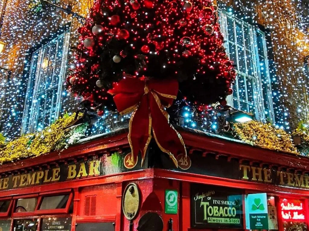 Temple Bar à Noël