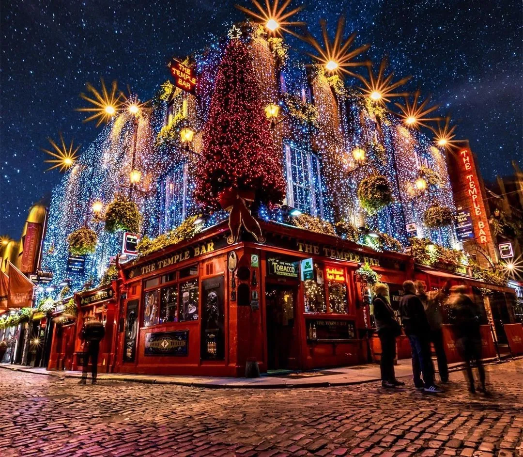 Temple Bar s'est paré de ses décorations de Noël !