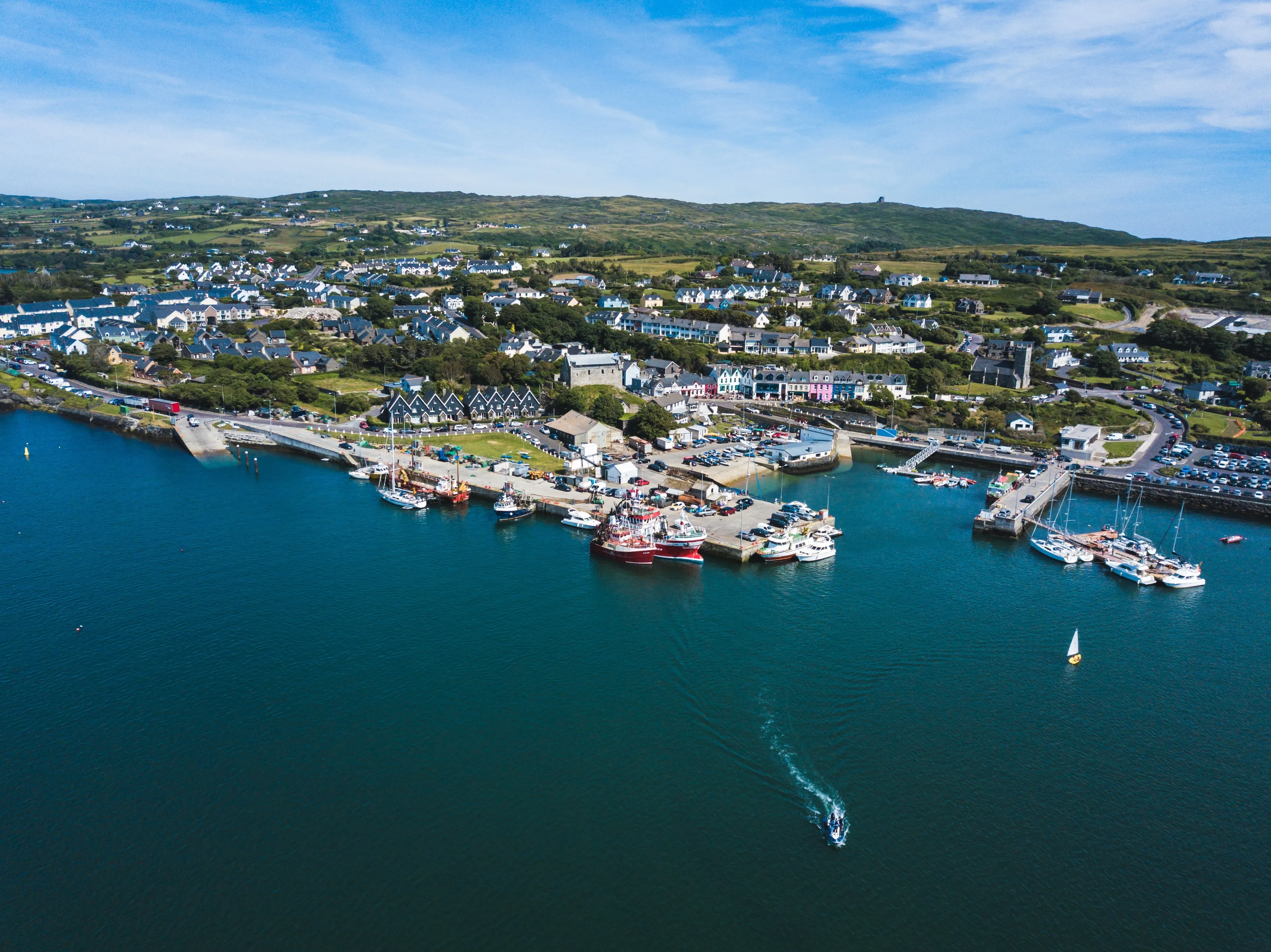 Vue aérienne de Baltimore en Irlande - © timursalikhov