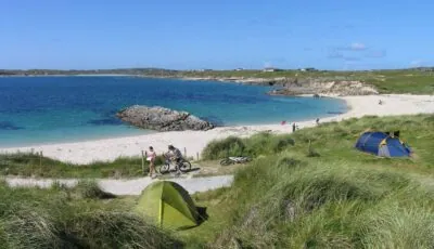 La randonnée bivouac en Irlande 2 Clifden Eco Beach Camping & Caravanning Park