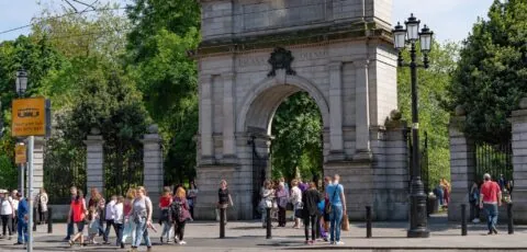 st stephens green fusiliers arch
