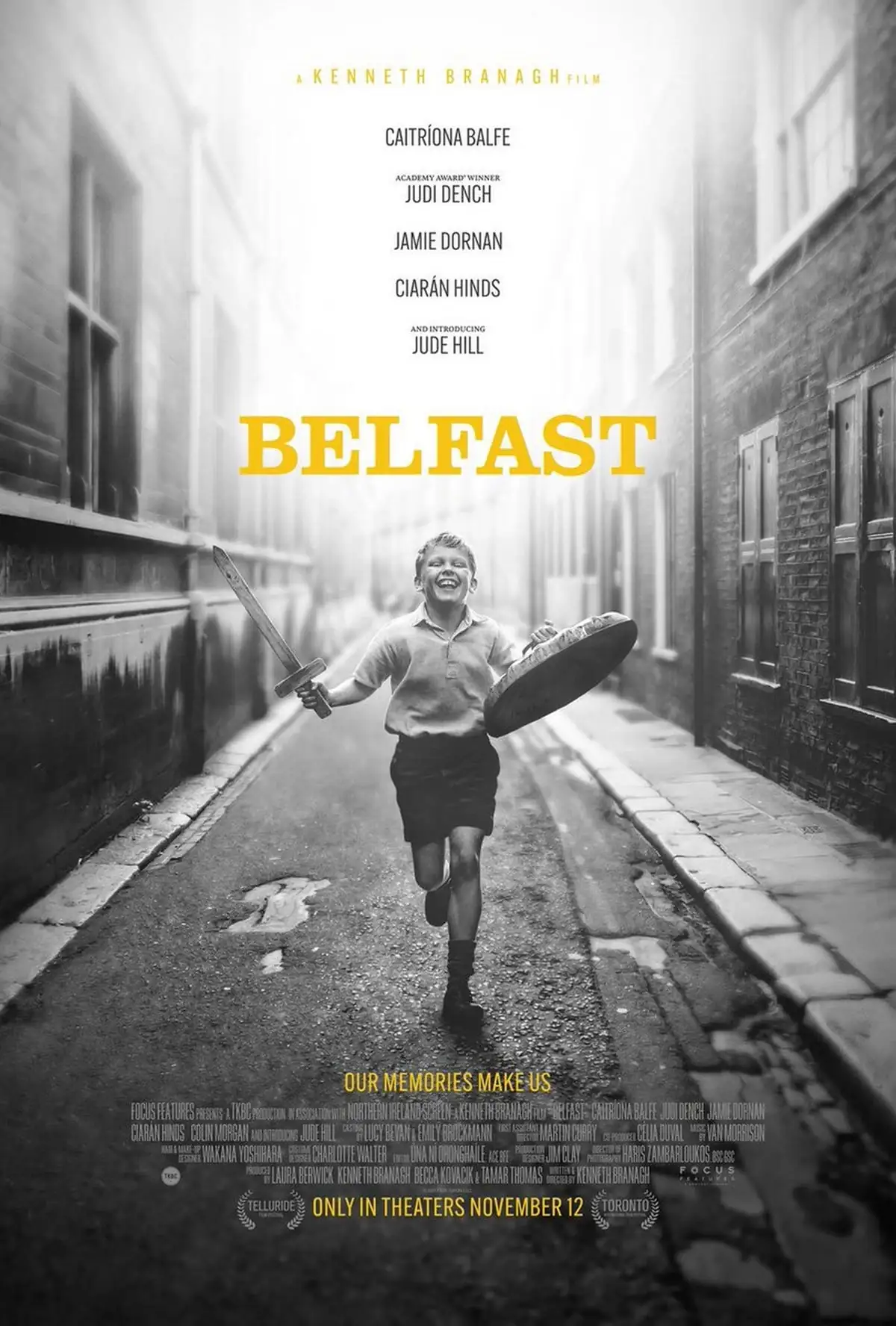 Le film "Belfast" de Kenneth Branagh