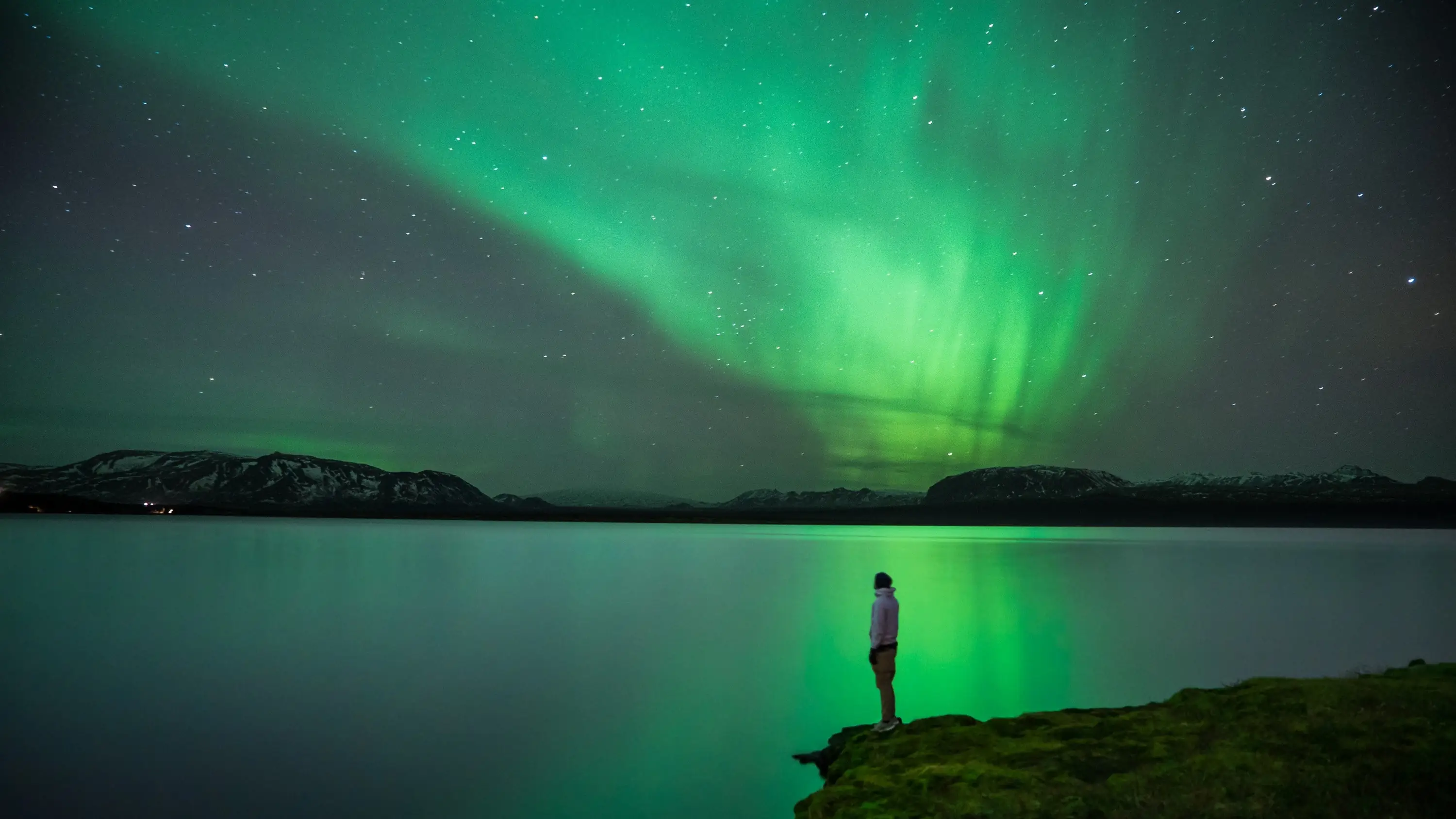 Une aurore boréale en Irlande - © Cale