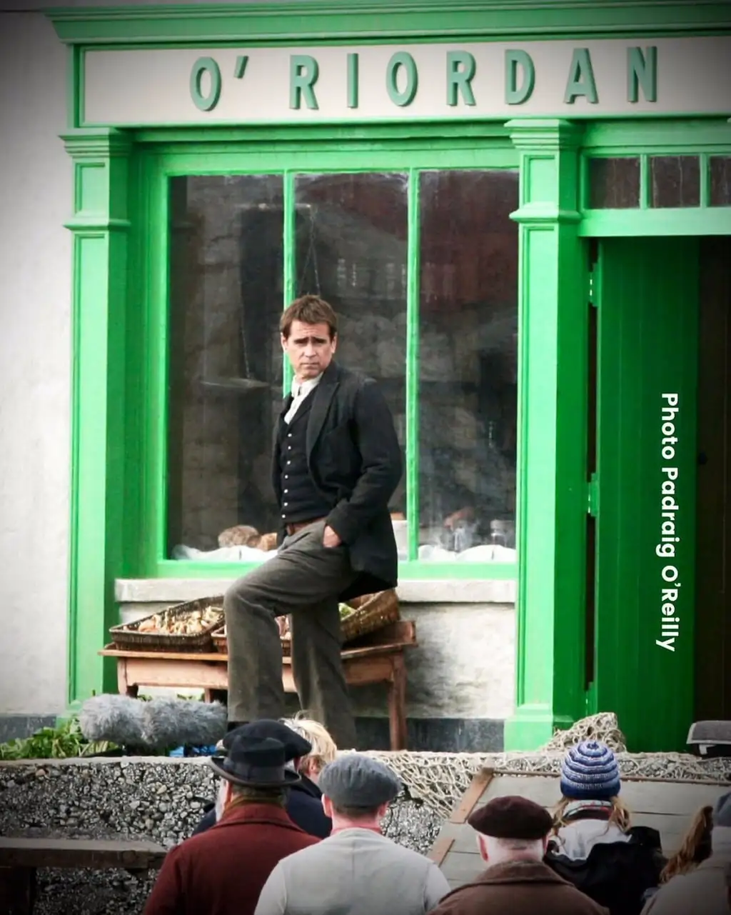 Colin Farrell en plein tournage - Padraig O'Reilly Photographer