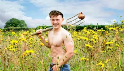 Un paysan figurant sur le calendrier irish farmers 2022