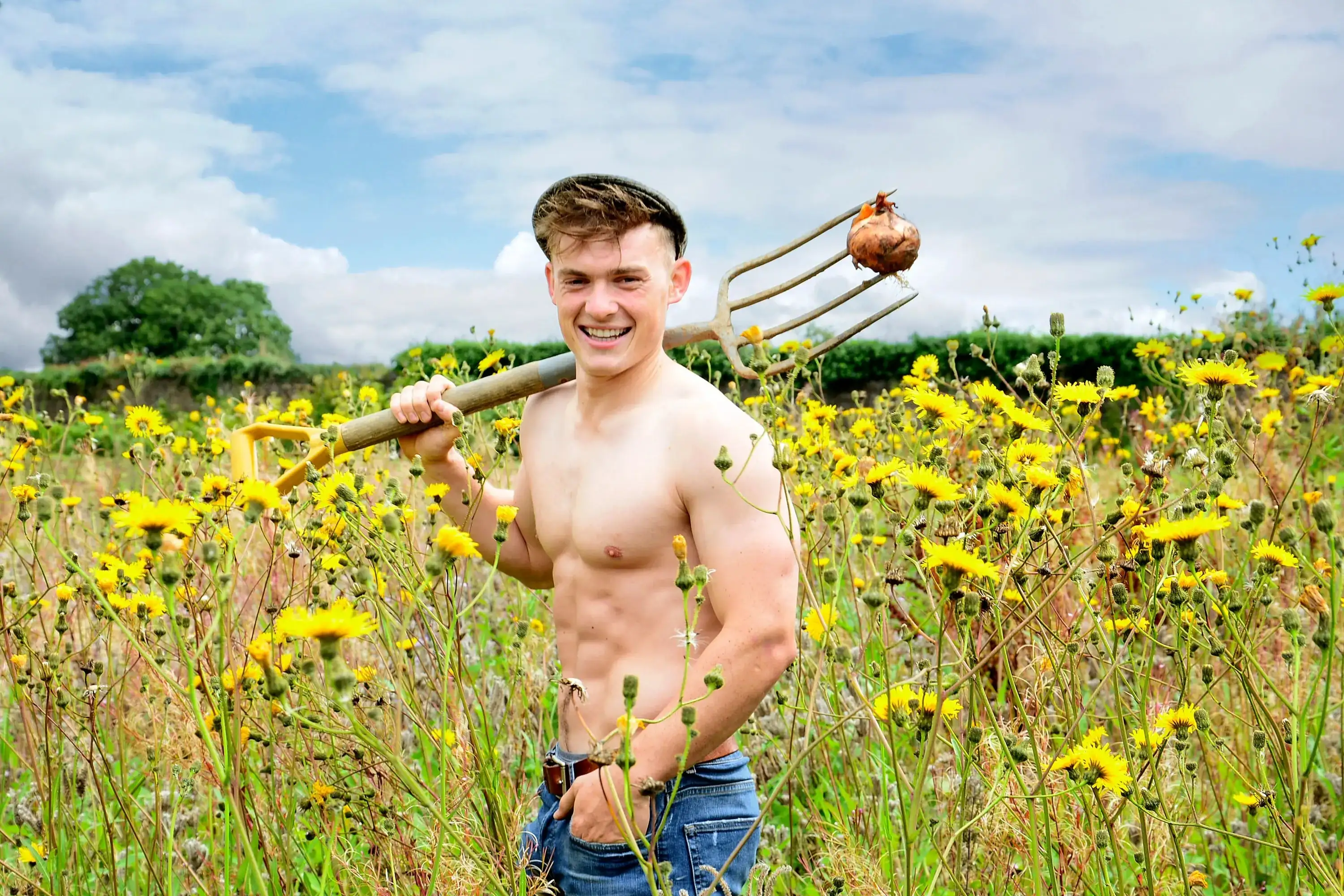 Un paysan figurant sur le calendrier irish farmers 2022
