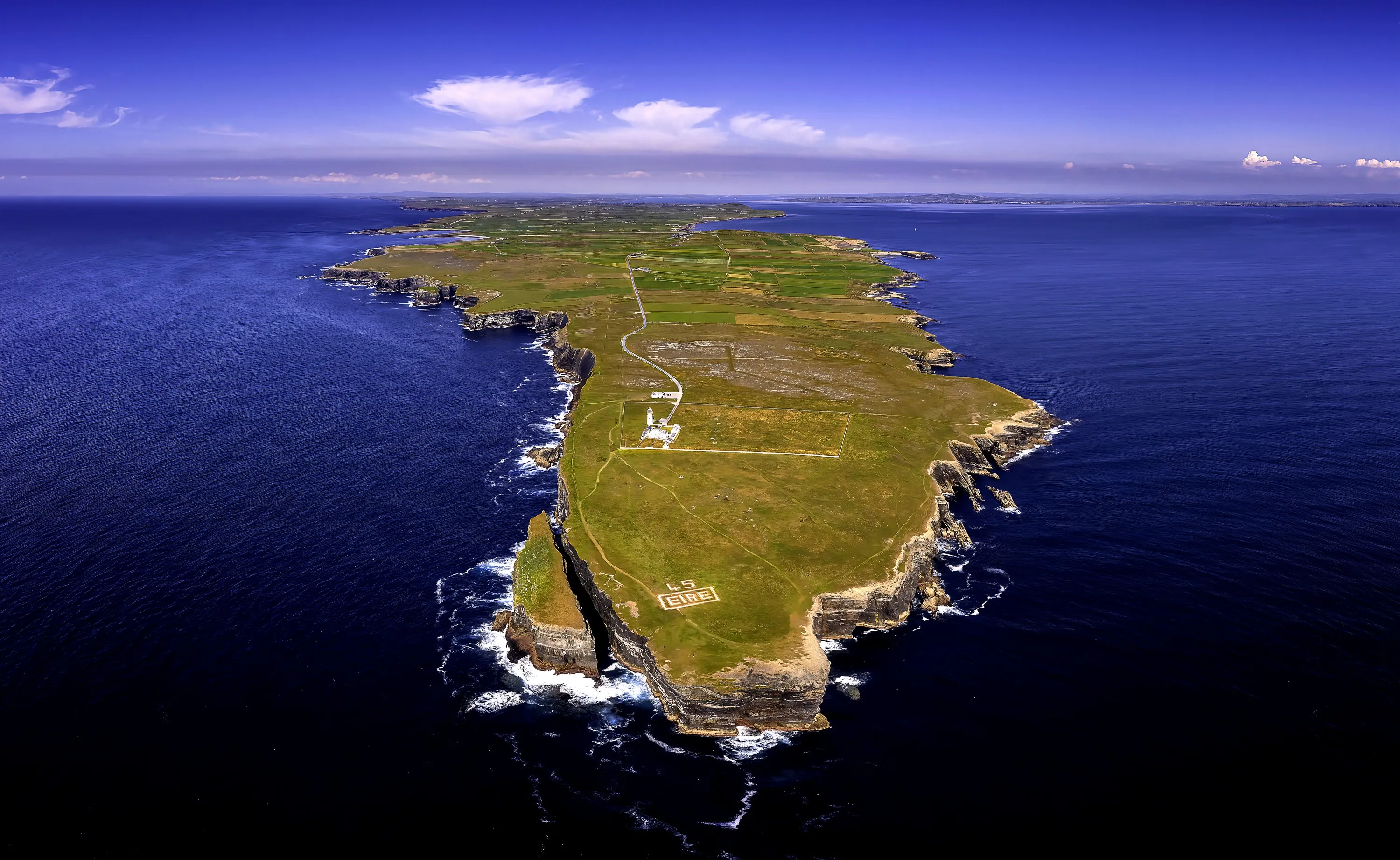 Vue aérienne de Loop Head - © Peter Krocka
