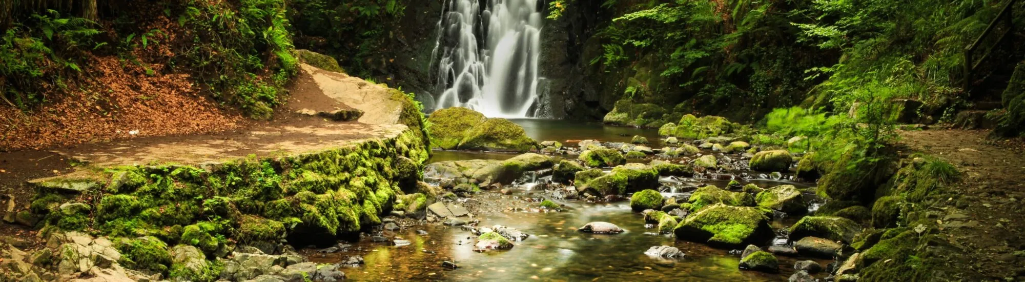 La Glenoe waterfall