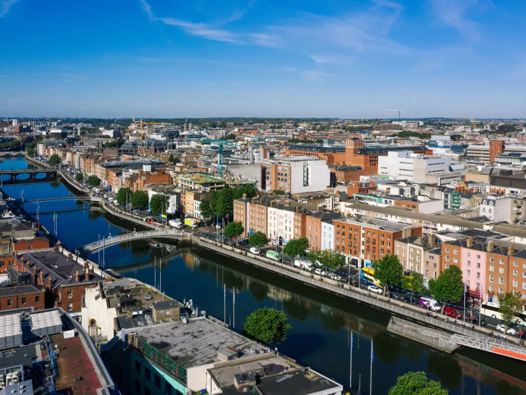 Vue de Dublin et la Liffey - © espiegle