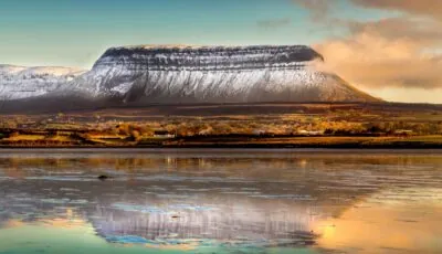 La montagne Ben Bulben enneigée - © Bruno Biancardi