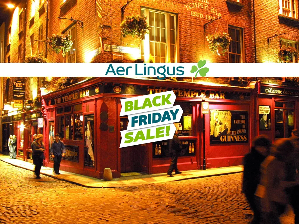 Black Friday : Aer Lingus propose des vols à prix cassés !