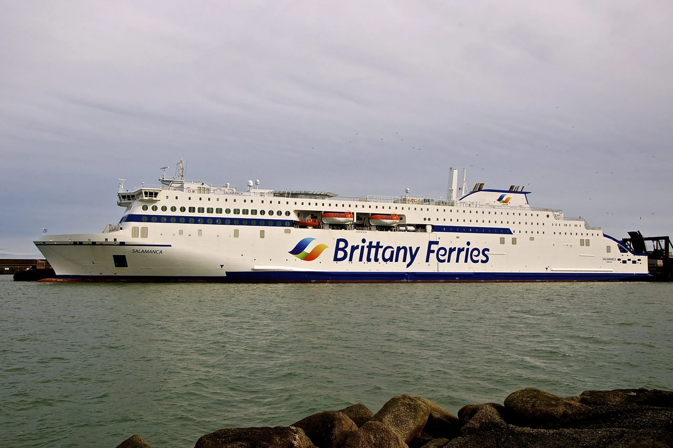 Le ferry Salamanca de Brittany Ferries effectue les traversées de Cherbourg vers Rosslare mais aussi de Bilbao vers Rosslare - © BRITTANY FERRIES