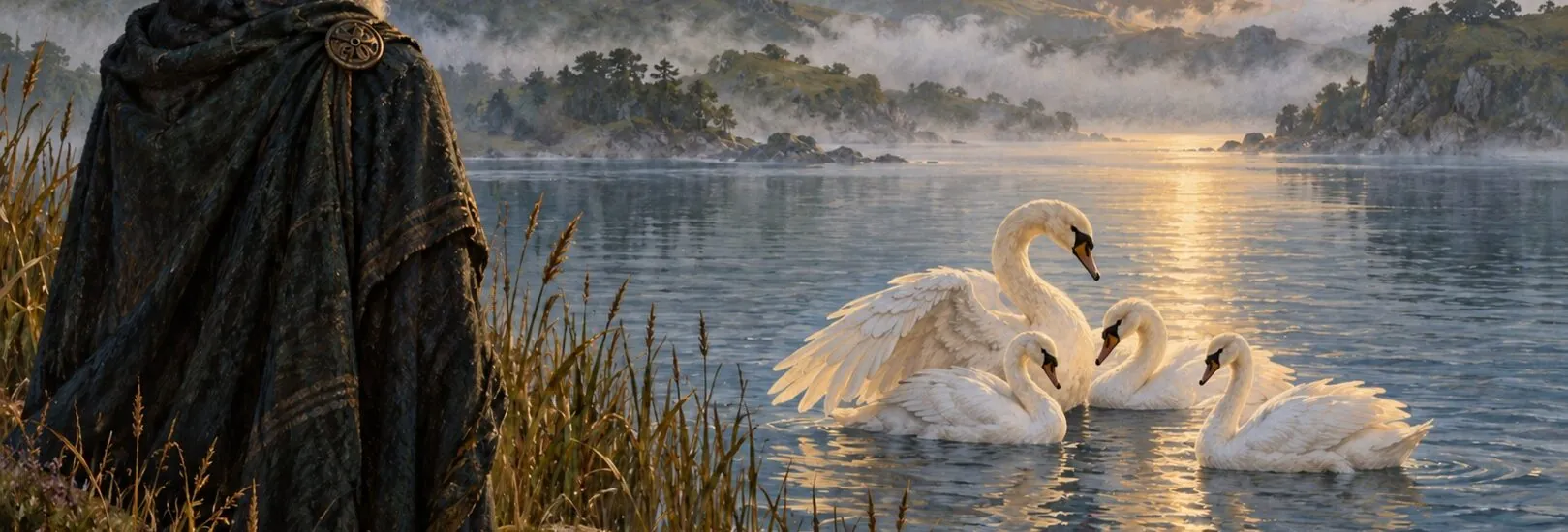 Le roi Lir et ses enfants : la légende irlandaise des quatre cygnes