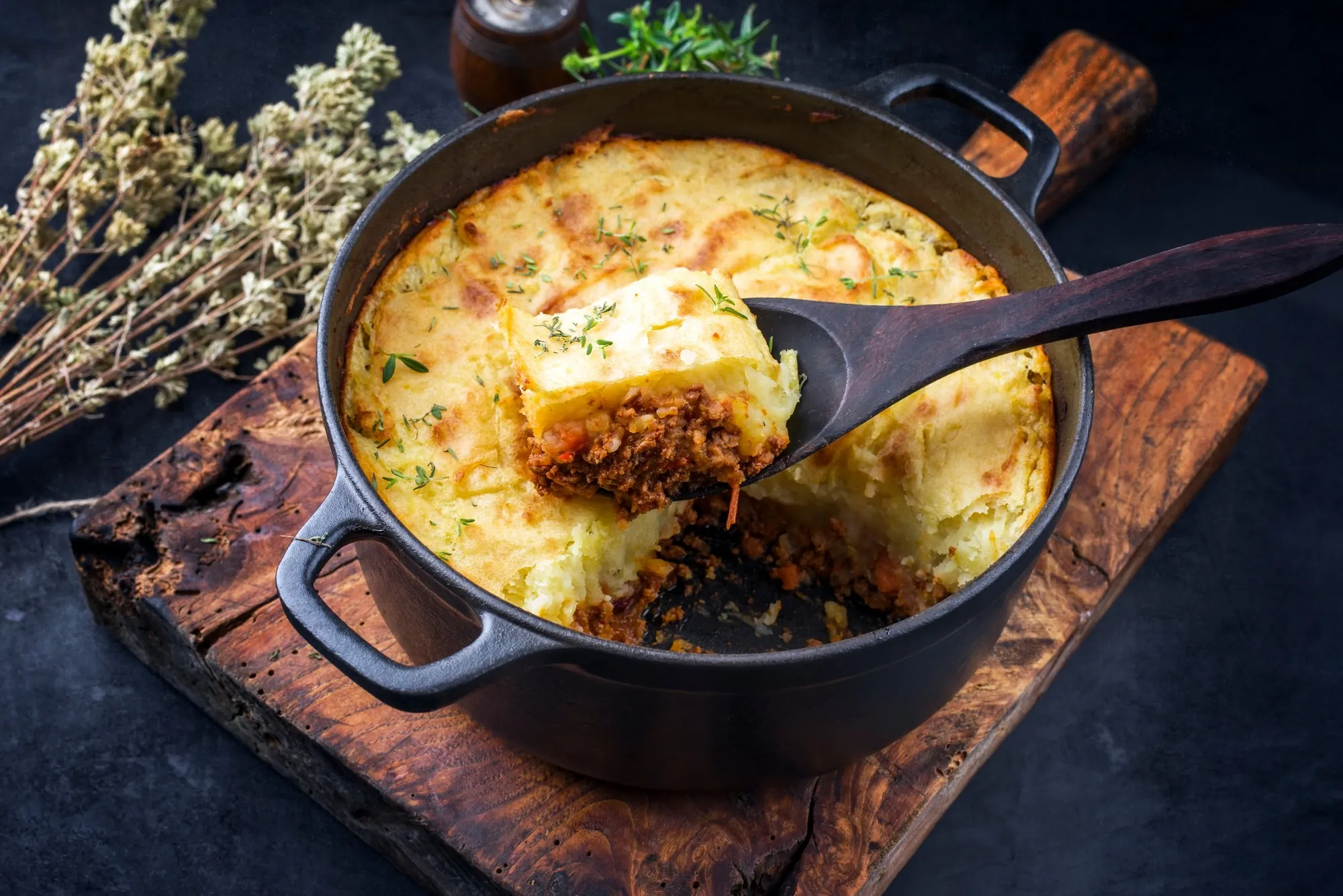 La cottage pie