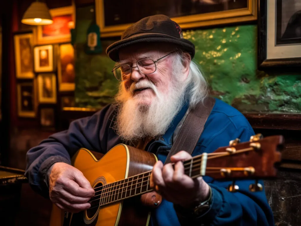 musicien irlandais irish pub
