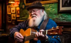 Un musicien irlandais jouant Fields of Athenry - © Sunshower Shots